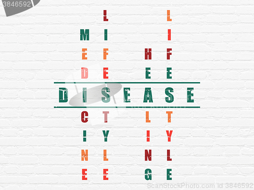 Image of Healthcare concept: Disease in Crossword Puzzle