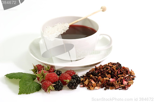 Image of Cup of fruit tea