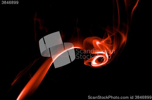 Image of Abstract Red Smoke