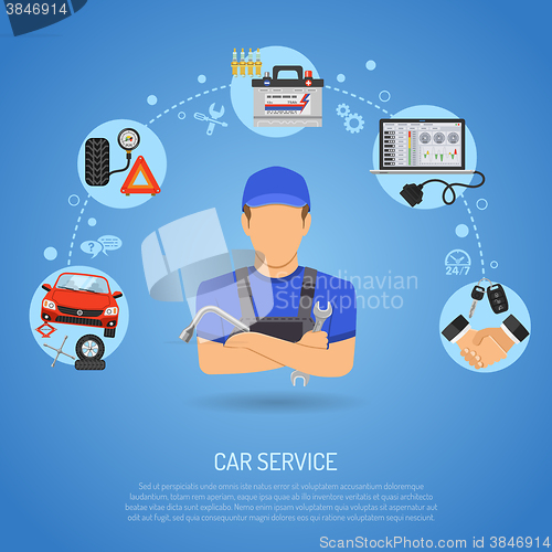 Image of Car Service Concept