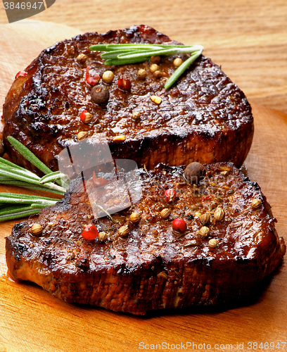 Image of Two Beef Steaks