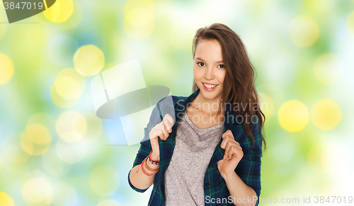 Image of happy smiling pretty teenage girl