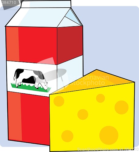 Image of Cheese and Milk