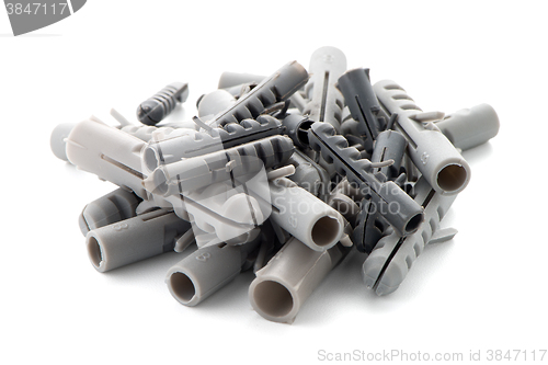 Image of Grey plastic dowels