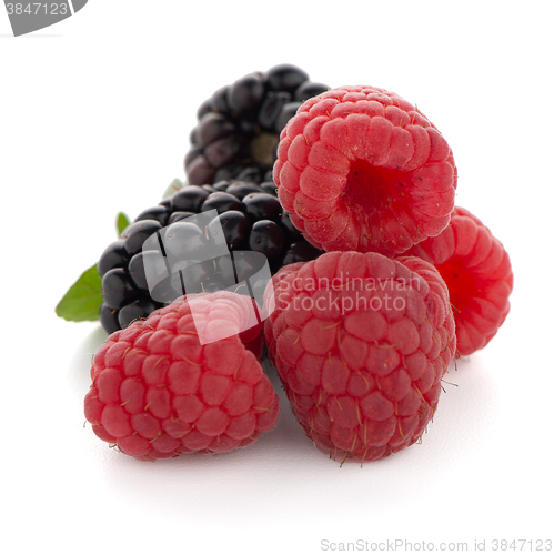 Image of Raspberry with blackberry 