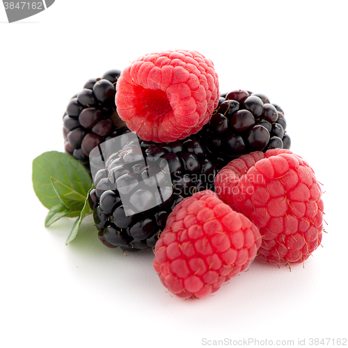 Image of Raspberry with blackberry 