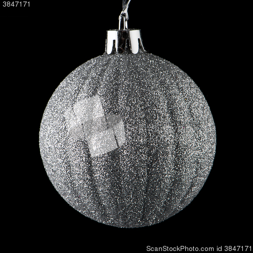 Image of Silver Christmas ball 