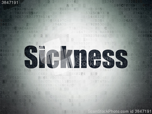 Image of Healthcare concept: Sickness on Digital Paper background