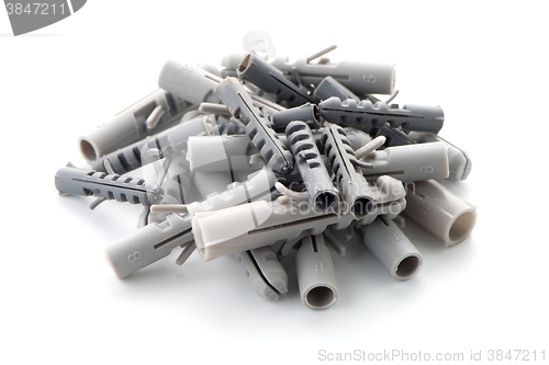 Image of Grey plastic dowels