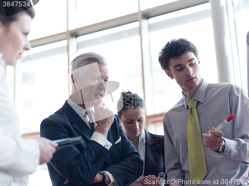 Image of business people group brainstorming