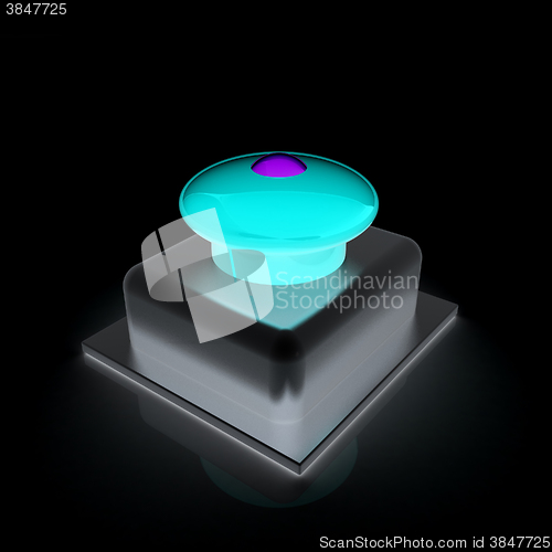 Image of Emergency Button 3d icon