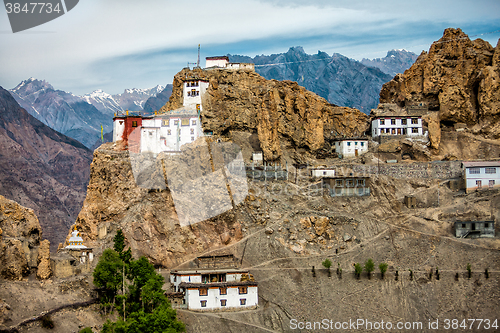 Image of Dhankar Gompa. India. Spiti Valley