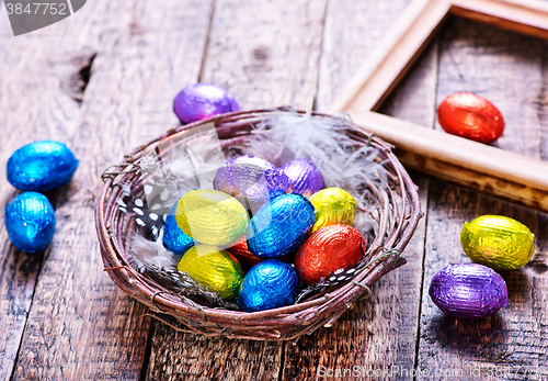 Image of easter eggs