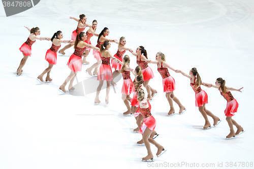 Image of Team Netherlands perform