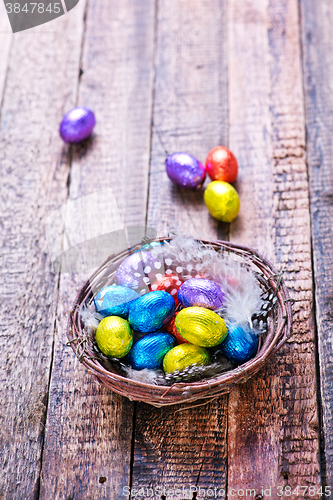 Image of easter eggs