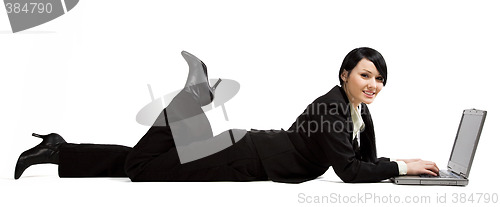 Image of Working businesswoman