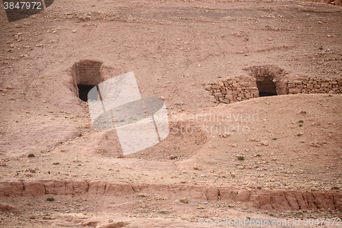 Image of Nomad caves in Atlas Mountains, Morocco
