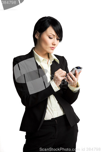 Image of Working businesswoman