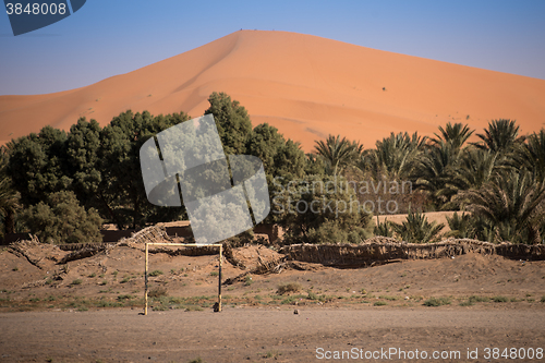 Image of Oasis in Hassilabied, Erg Chebbi, Moroco