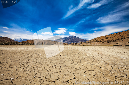 Image of Dry Dhankar lake India