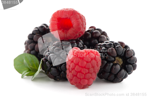 Image of Raspberry with blackberry 