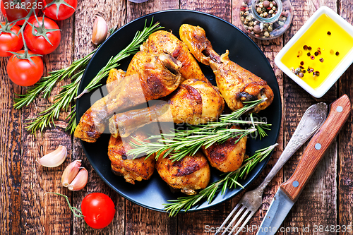 Image of fried chicken legs