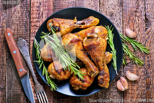 Image of fried chicken legs