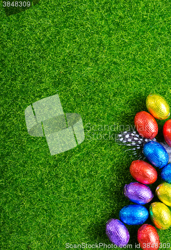 Image of easter eggs