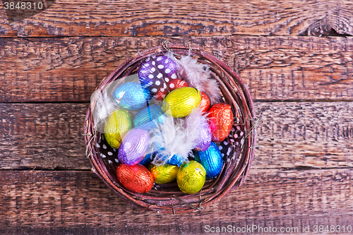 Image of easter eggs