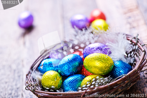 Image of easter eggs