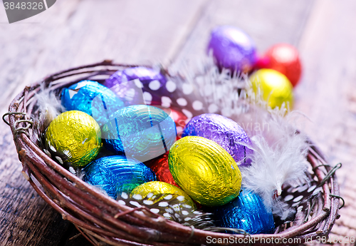 Image of easter eggs