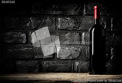 Image of Brick wall and cabernet