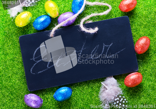 Image of easter eggs