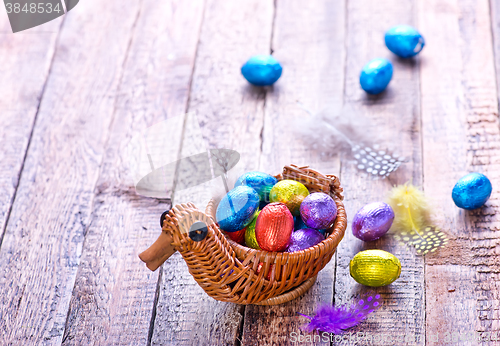 Image of easter eggs