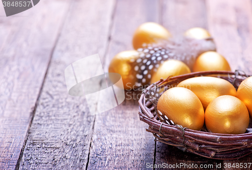 Image of easter eggs