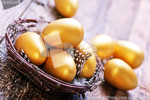 Image of easter eggs