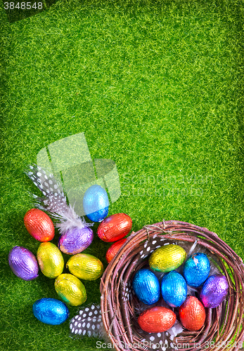 Image of easter eggs