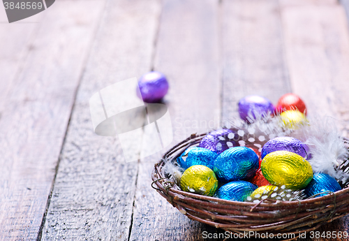 Image of easter eggs