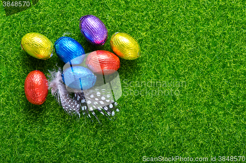 Image of easter eggs