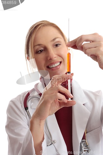 Image of Doctor preparing needle