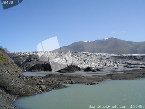 Image of glacier in Iceland