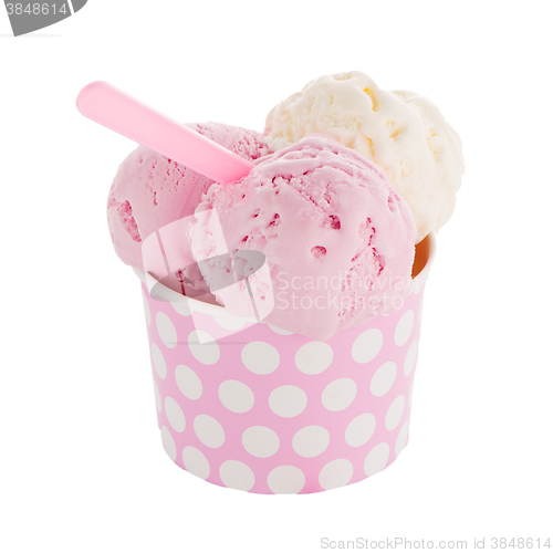 Image of Ice cream scoop in paper cup