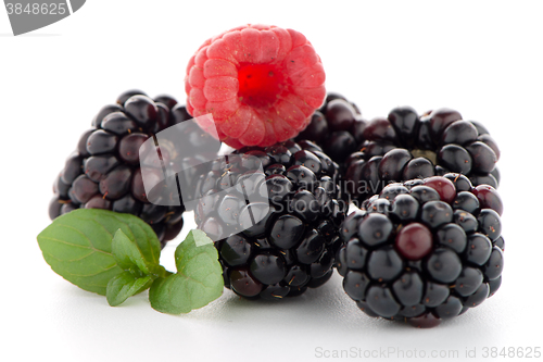 Image of Raspberry with blackberry 