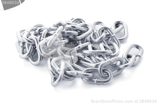 Image of Closeup on silver chain 