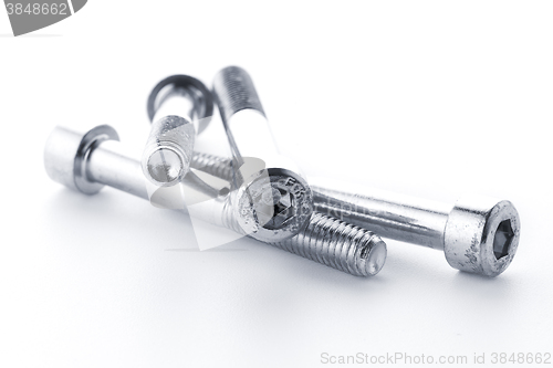 Image of Hex head bolt screws thread 