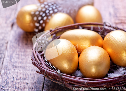 Image of easter eggs