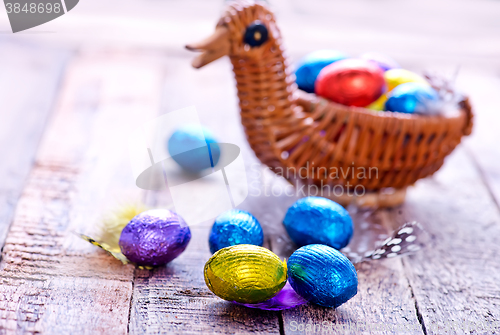 Image of easter eggs