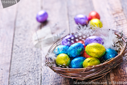 Image of easter eggs