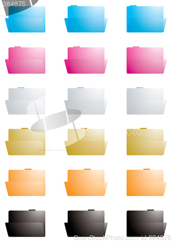 Image of folder transparent
