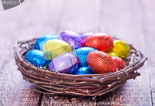 Image of easter eggs
